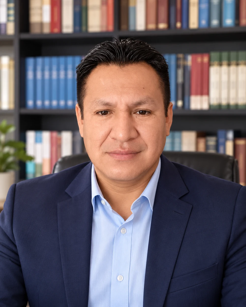 Retrato del abogado con expresión cercana y sonrisa discreta
